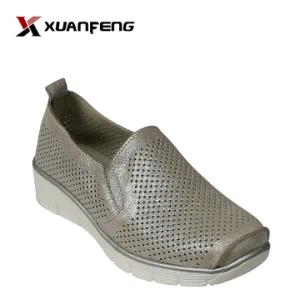 Popular Comfortable Woman Loafer Genuine Leather Shoes