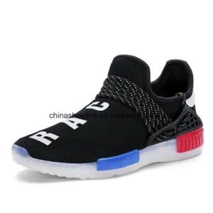 Winter LED Light Sports Running Casual Shoes with Knitting Upper