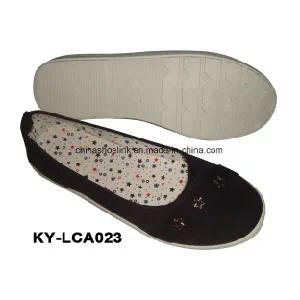 China Wholesale Lady Casual Shoes Canvas Upper Injection Sole
