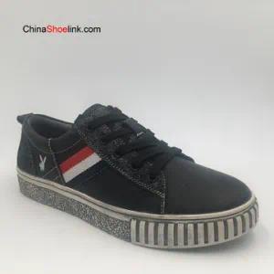 Wholesale Man Leather Leisure Comfort Sneakers Shoes