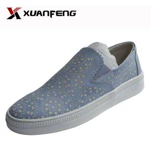 Fashion Girl′s Genuine Leather Skateboard Casual Shoes