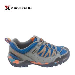 Colorful Men′s Outdoor Leather Hiking Shoes