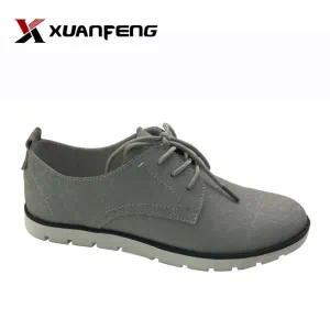Ladies Genuine Leather Casual Dress Shoes with PU Sole