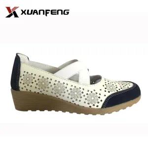 New Fashion Women Genuine Leather Shoes with TPR Sole