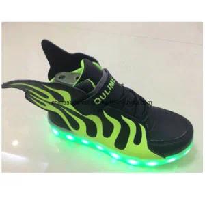 Children′s Fashion Sport Casual Shoes with LED Lights Sneakers, Joggers