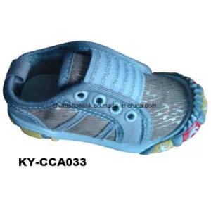 New Child Casual Canvas Shoes with Toe Cap and Injection Sole