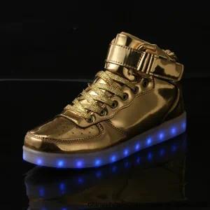 Fashion Chargeable LED Lights Casual Shoes for Children
