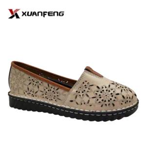 Popular Summer Ladies Casual Leather Shoe