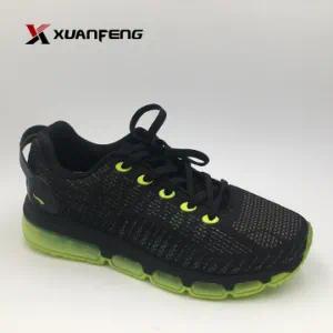 Wholesale Quality Men′s Outdoor Sneakers Sports Shoes with Flyknit Upper