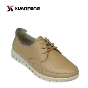 Popular Comfortable Lady′s Leather Shoes